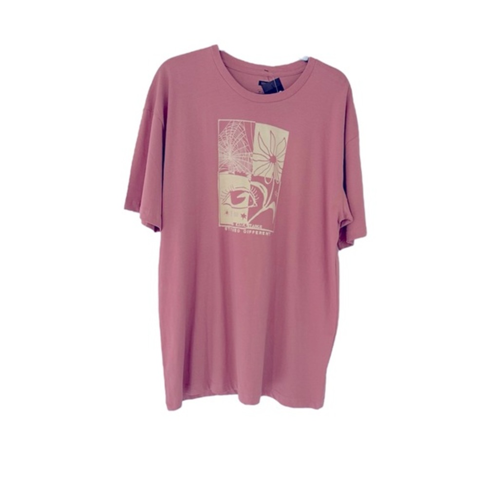 Stance Men’s Salmon and Beige Tee